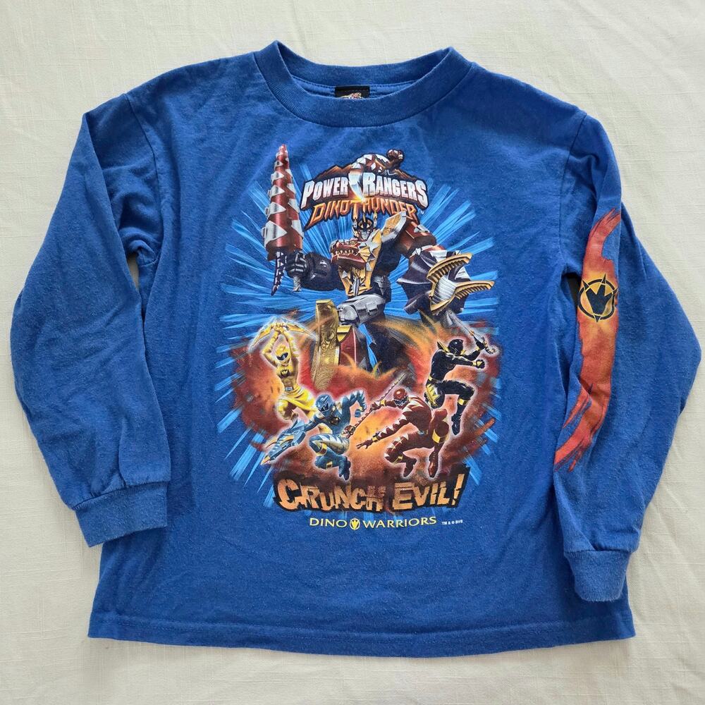 Y2k Power Rangers Dino Thunder Long Sleeve kids 7/8